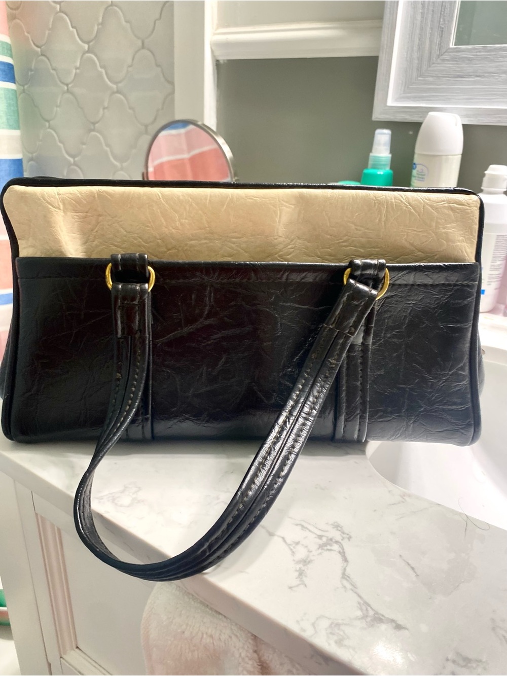 Vintage LYNN ENTERPRISES Leather Handbag
